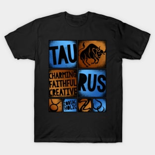 Zodiac TAURUS Graffiti Box Series T-Shirt